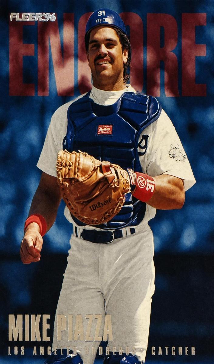 1996 Fleer Update Baseball Tiffany Mike Piazza #U235