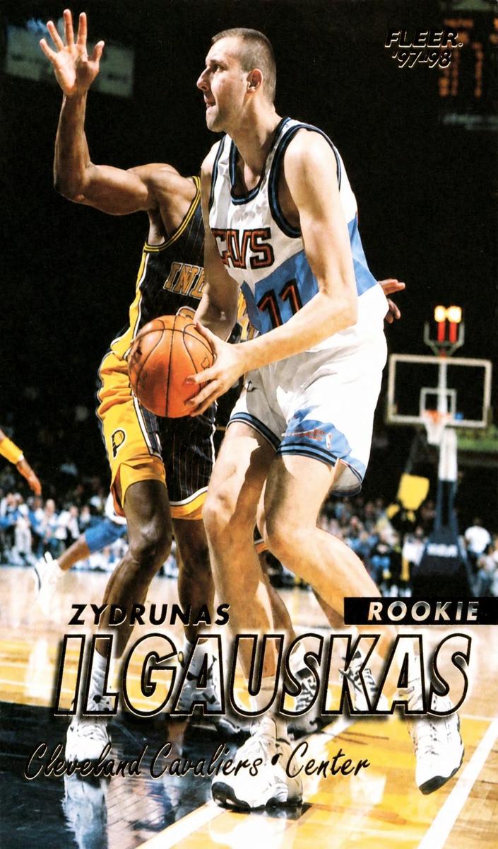 1997 Fleer Basketball Zydrunas Ilgauskas #218