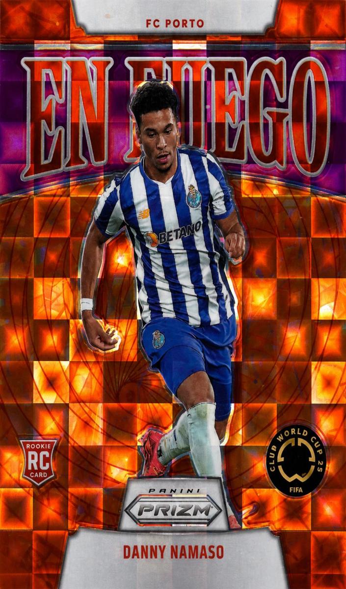 2025 Panini Prizm FIFA Club World Cup Soccer Purple Pandora Danny Namaso #12