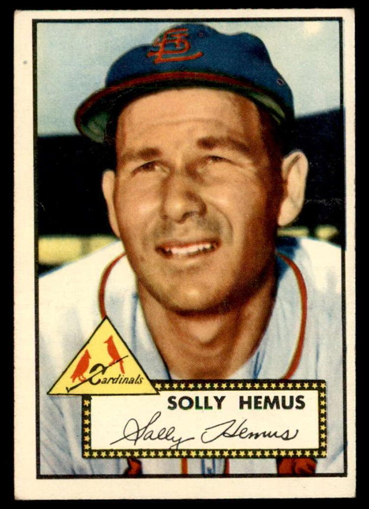 1952 Topps Baseball Solly Hemus #196 PSA 6