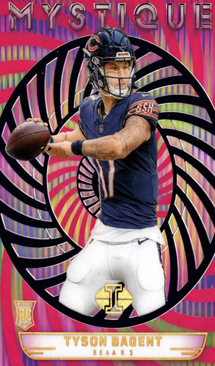 2023 Panini Illusions Football Pink Tyson Bagent #33 SGC 9
