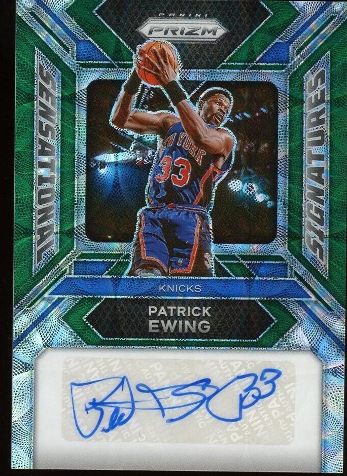 2023 Panini Prizm Basketball Choice Green Patrick Ewing #SS-PE