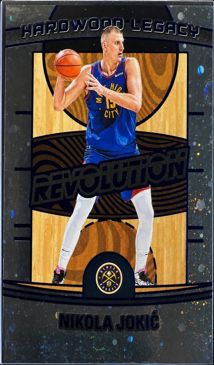 2024 Panini Revolution Basketball Blue Cosmo Nikola Jokic #7