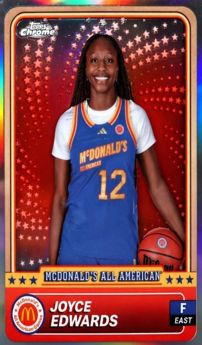 2024 Topps Chrome McDonald's All American Basketball Refractor Joyce Edwards #53