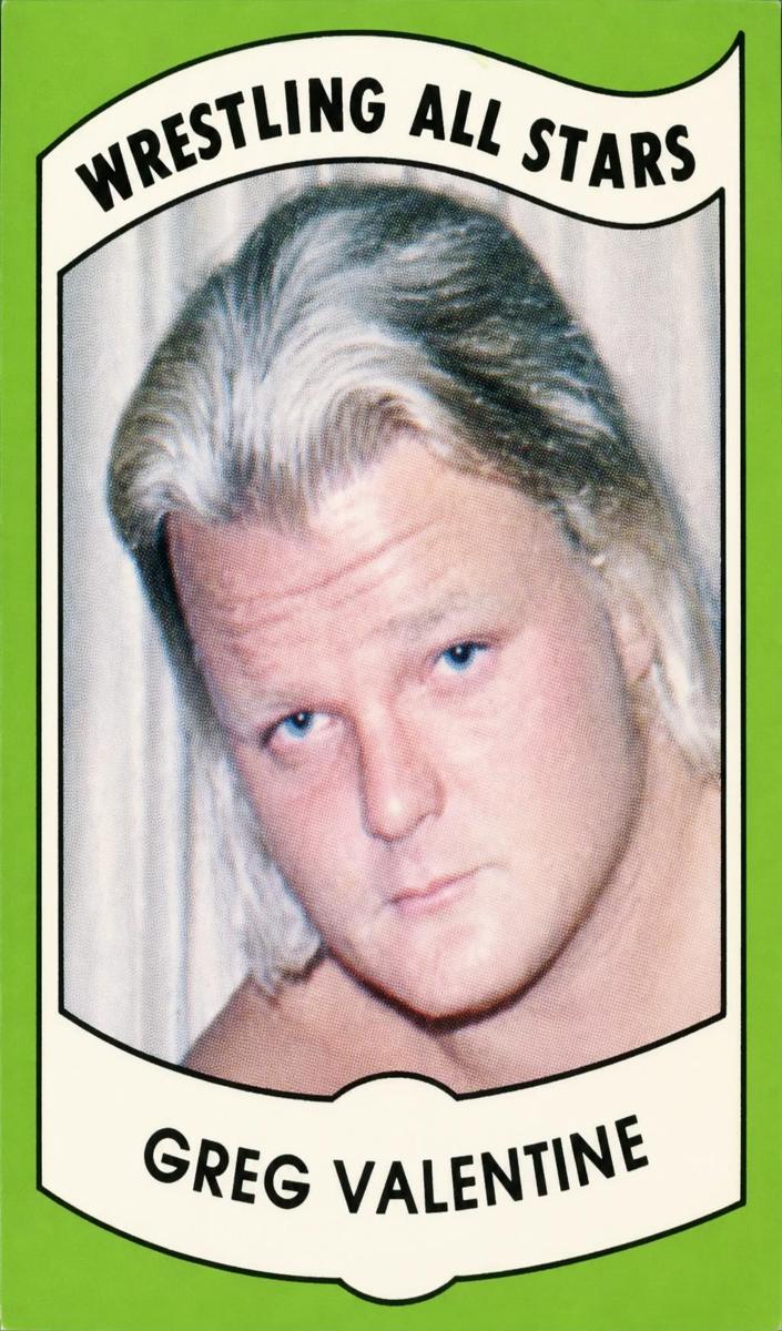 1982 Wrestling All Stars Wrestling Greg Valentine #33 PSA 8