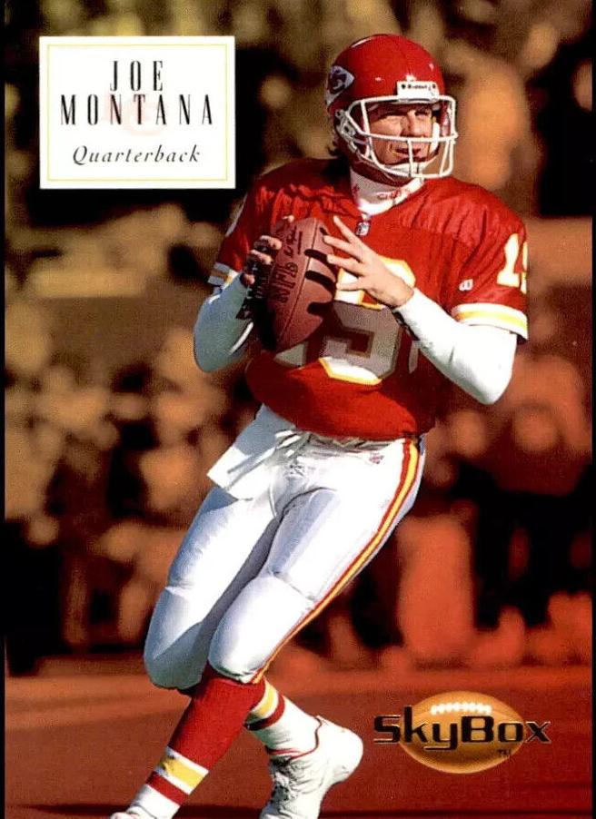 1994 Skybox Premium Football Joe Montana #75