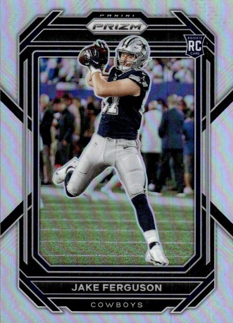 2022 Panini Prizm Football Silver Jake Ferguson #365 PSA 9