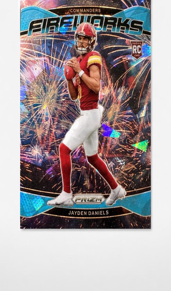 2024 Panini Prizm Football Blue Ice Jayden Daniels #24