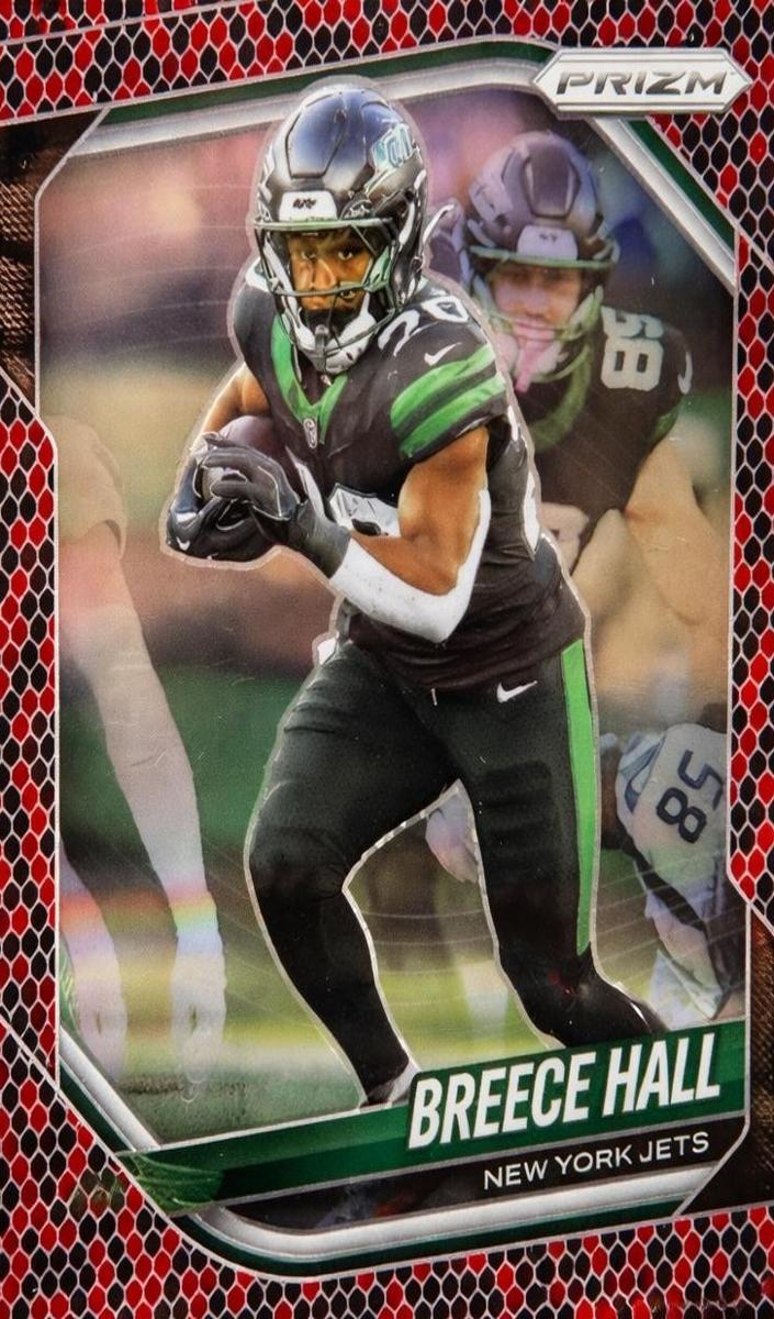 2025 Panini Prizm Football Snakeskin Breece Hall #50