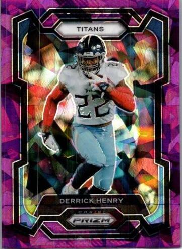 2023 Panini Prizm Football Purple Ice Derrick Henry #284 PSA 10