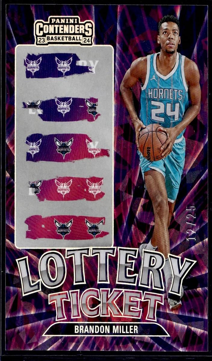 2023 Panini Contenders Basketball Cracked Ice Brandon Miller #2 PSA 8.5