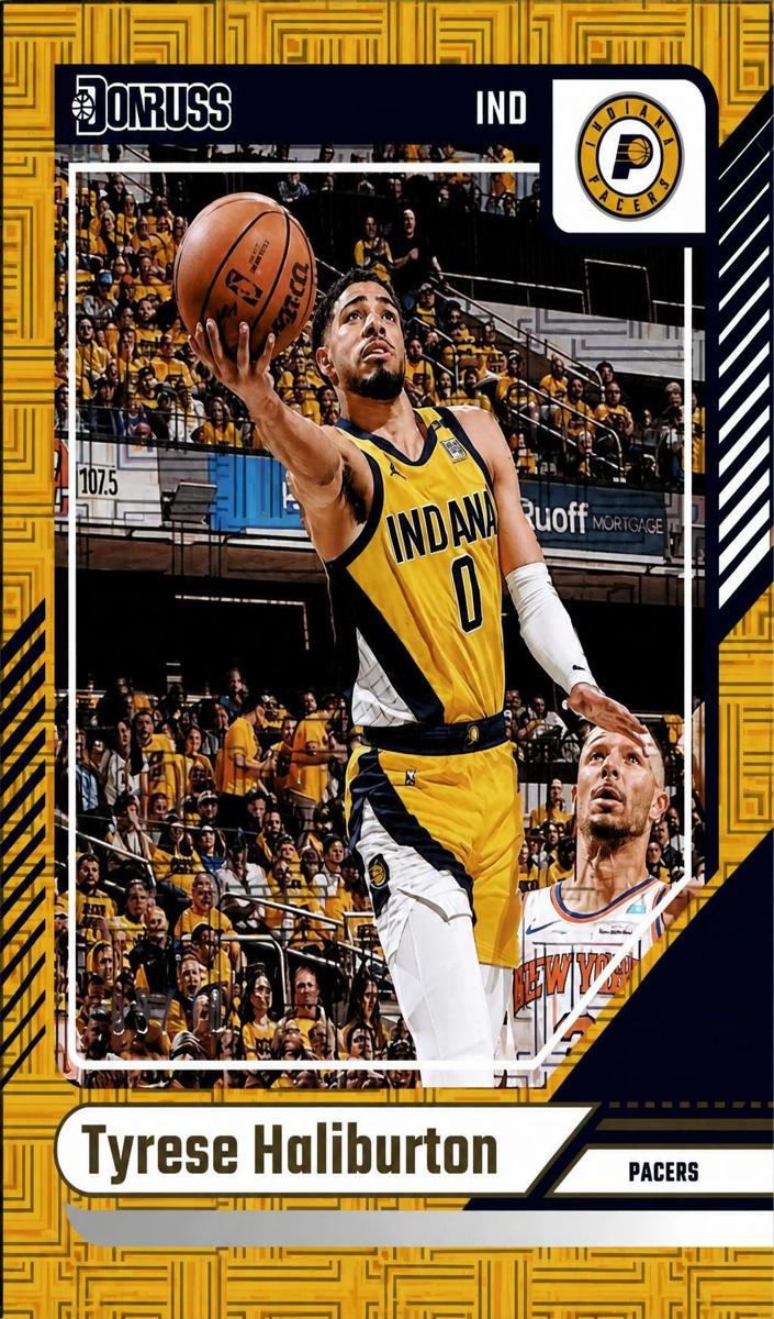 2024 Panini Donruss Basketball Choice Gold Tyrese Haliburton #191