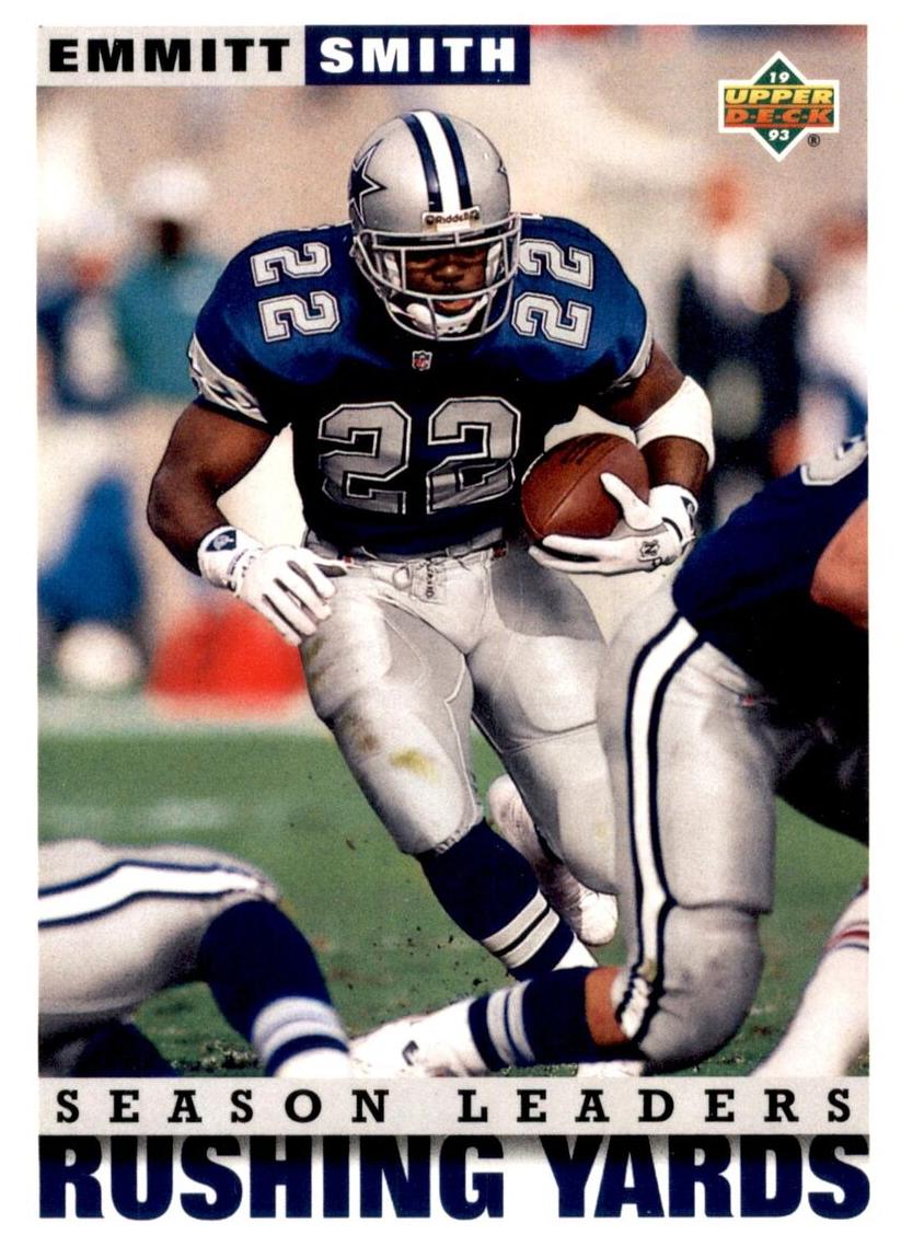1993 Upper Deck Football Emmitt Smith #421 PSA 9