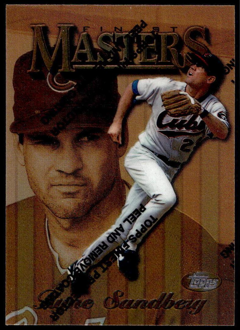 1997 Topps Finest Baseball Refractor Ryne Sandberg #2