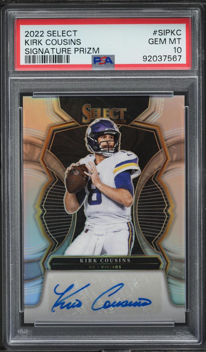 2022 Panini Select Football Kirk Cousins #SIP-KC PSA 6.5