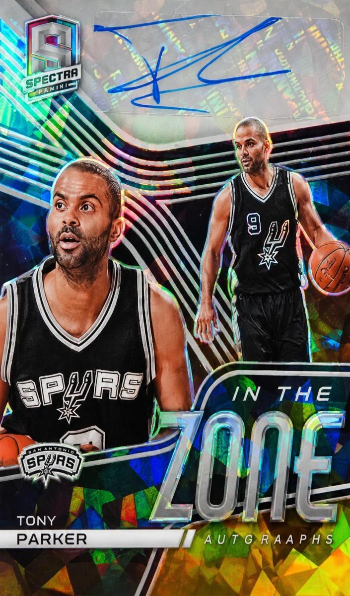 2020 Panini Spectra Basketball Astral Tony Parker #ITZ-TPK PSA 9