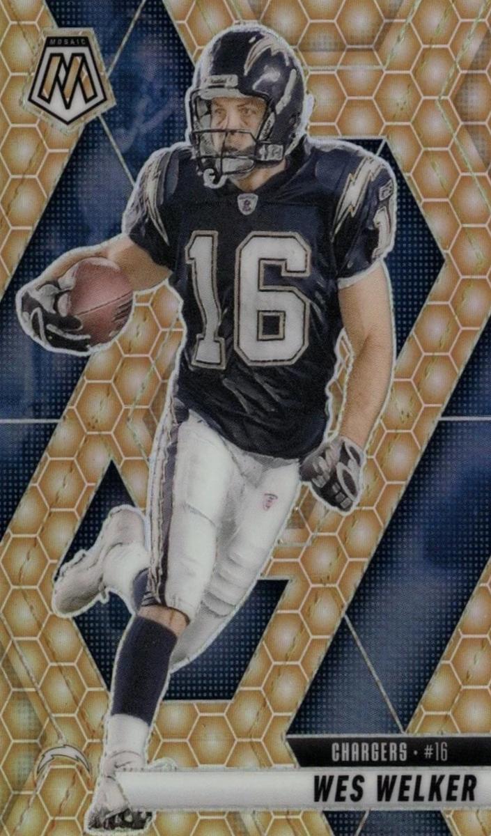 2025 Panini Mosaic Football Honeycomb Wes Welker #205