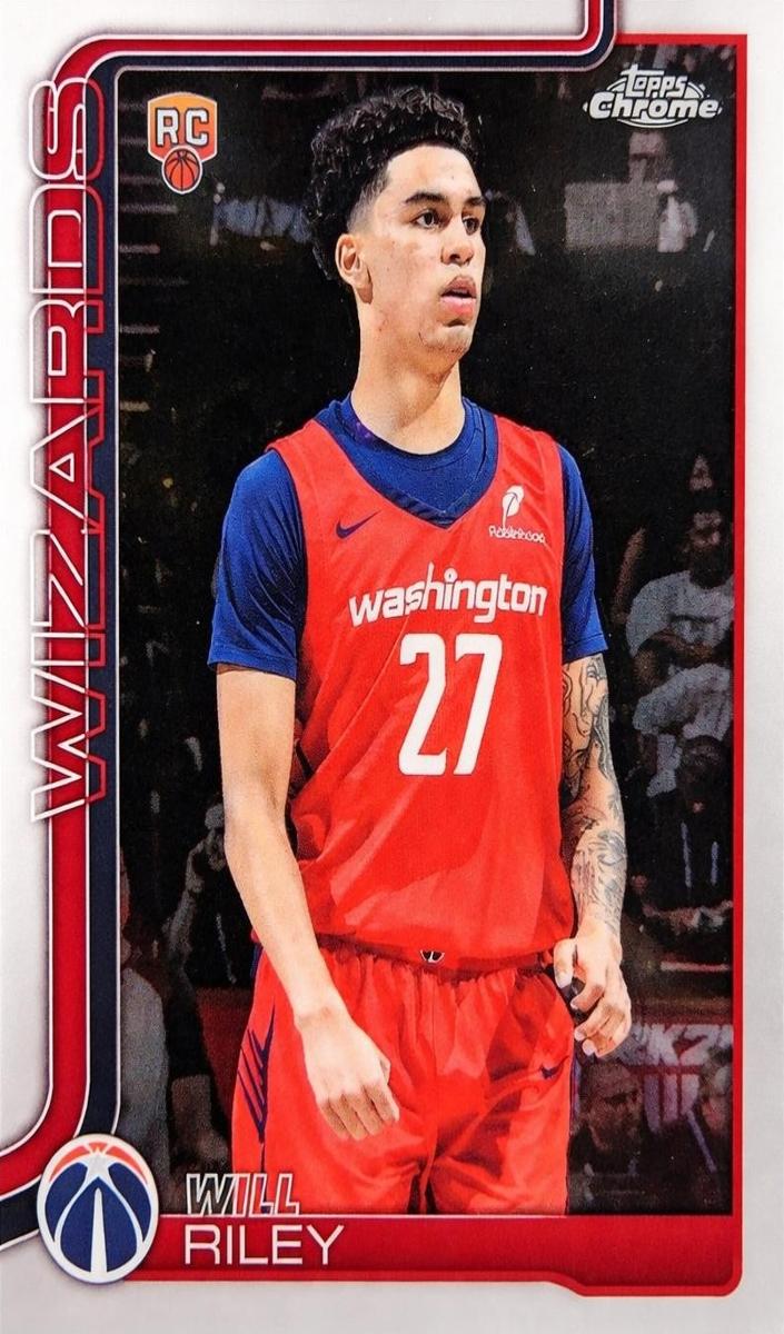 2025 Topps Chrome Basketball Will Riley #271