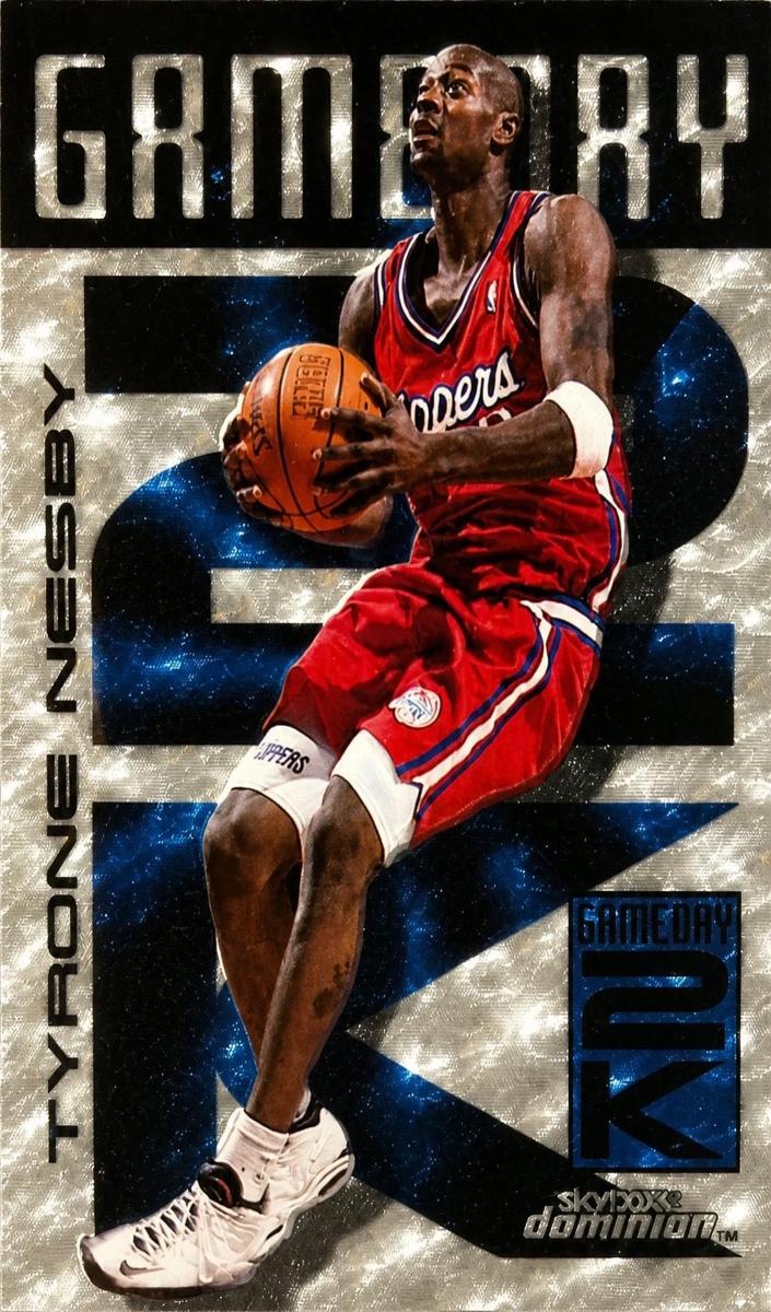 1999 Skybox Dominion Basketball Warp Tek Tyrone Nesby #15GD