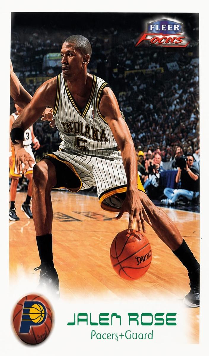 1999 Fleer Focus Basketball Masterpiece Jalen Rose #12