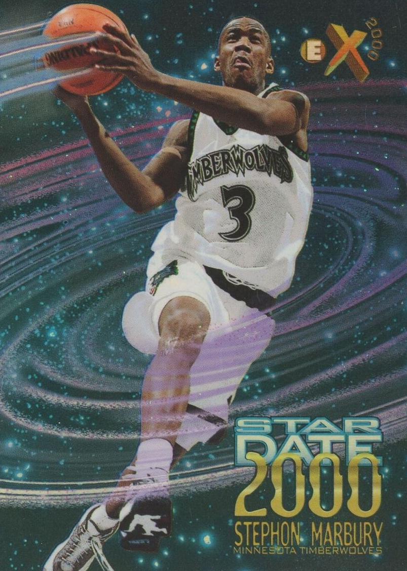 1996 Skybox E-X2000 Basketball Stephon Marbury #10