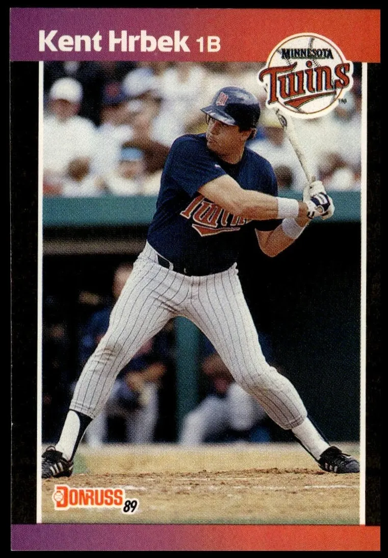 1989 Donruss Baseball Kent Hrbek #199
