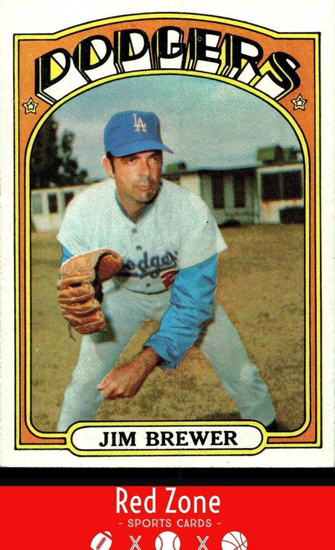 1972 Topps Baseball Jim Brewer #151 PSA 8.5