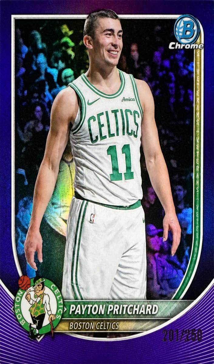 2025 Bowman Basketball Purple Refractor Payton Pritchard #BCV-149