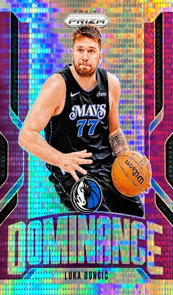2024 Panini Prizm Basketball Purple Pulsar Luka Doncic #12