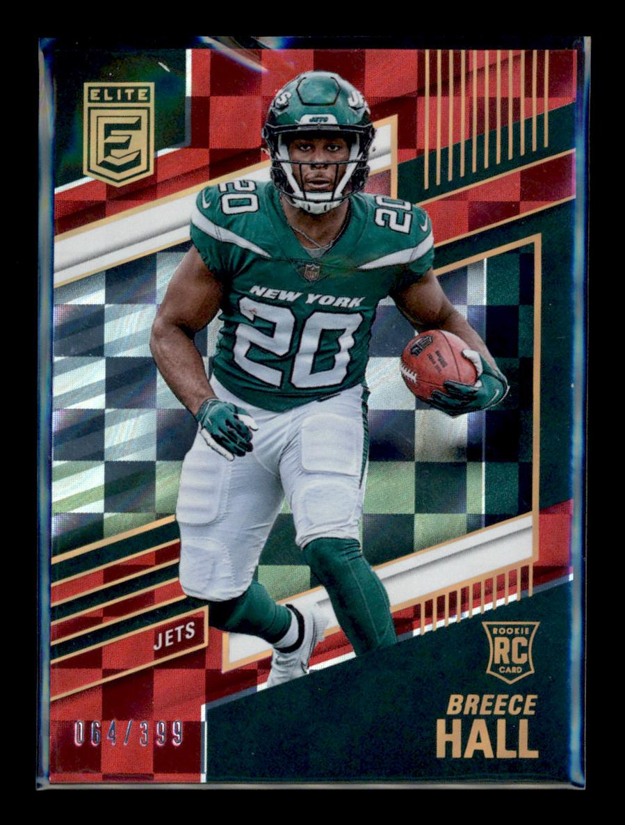 2022 Donruss Elite Football Red Breece Hall #108 PSA 9