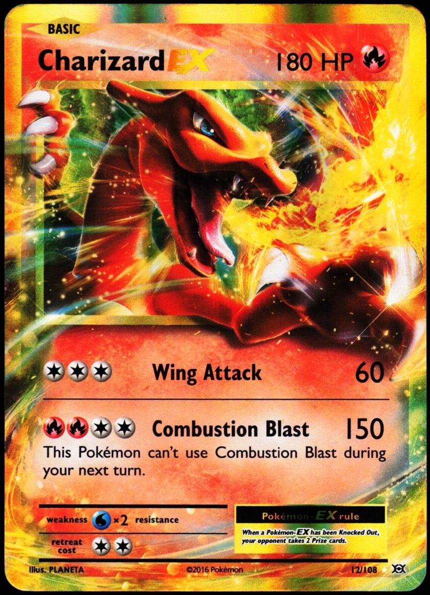 2016 Pokemon XY Evolutions Charizard #12 PSA 9