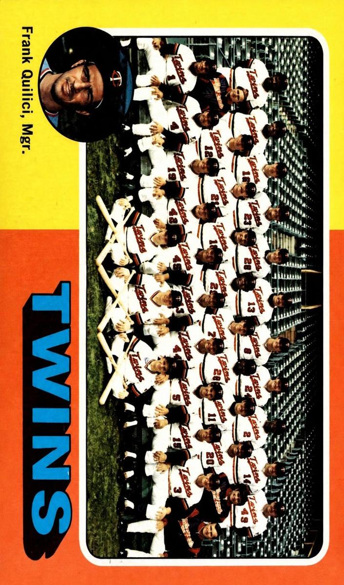 1975 O-Pee-Chee Baseball Frank Quilici #443