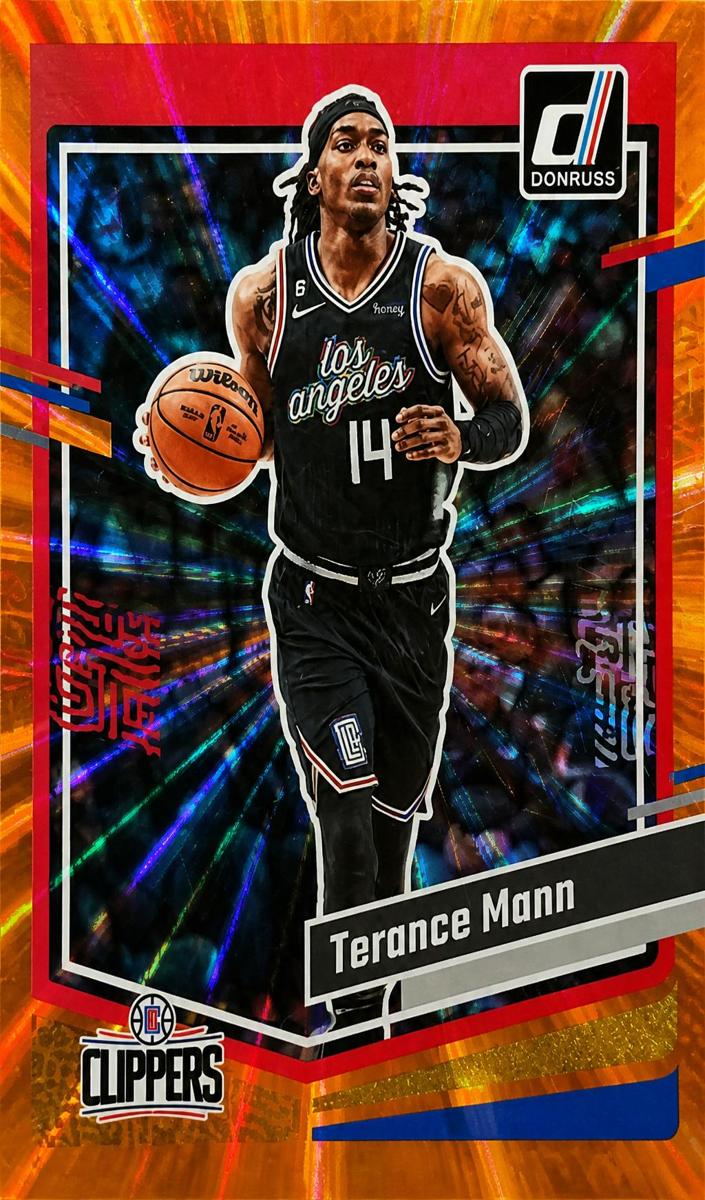 2023 Panini Donruss Basketball Holo Orange Laser Terance Mann #79
