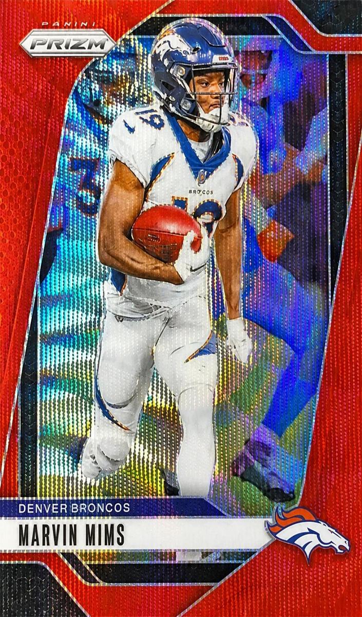 2024 Panini Prizm Football Red Wave Marvin Mims #88