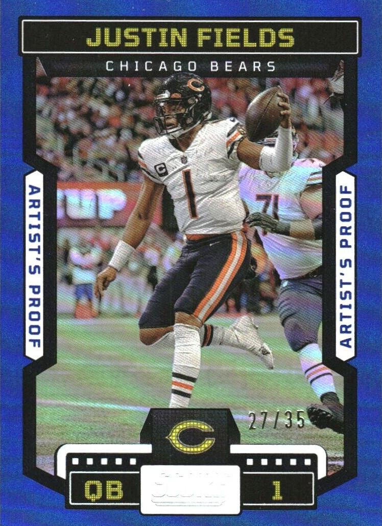 2023 Panini Score Football Artist's Proof Justin Fields #99