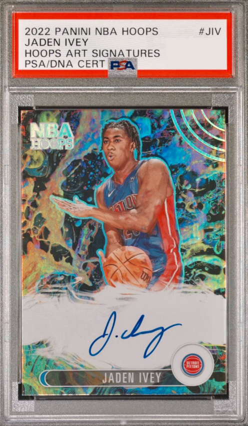 2022 Panini Hoops Basketball Jaden Ivey #HAS-JIV PSA 9