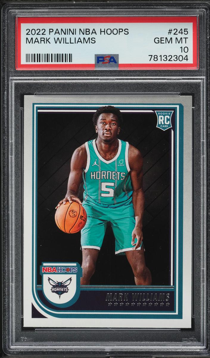 2022 Panini Hoops Basketball Mark Williams #245 PSA 9
