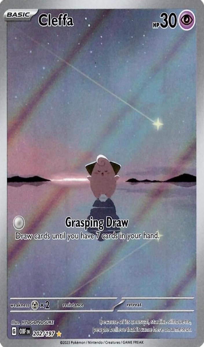 2023 Pokemon Scarlet & Violet Obsidian Flames Cleffa #202 PSA 10