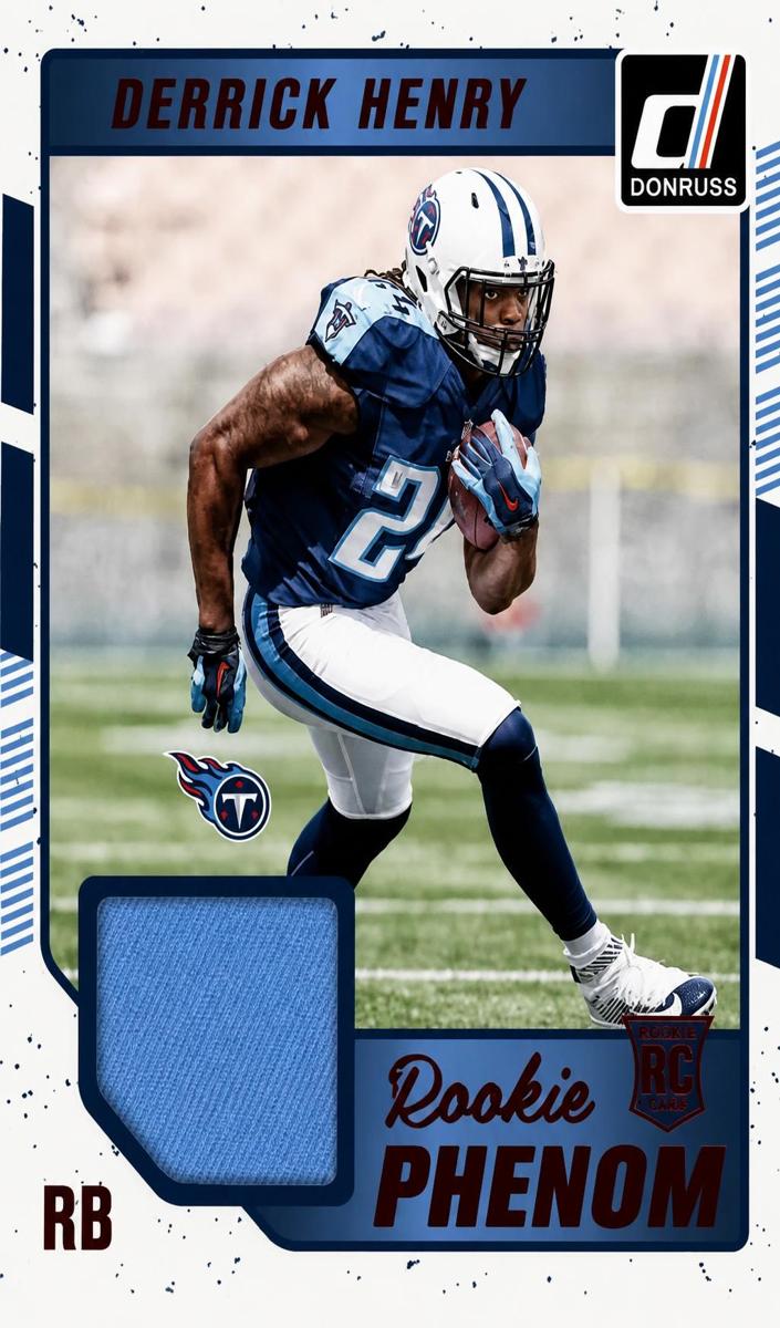 2016 Panini Donruss Football Red Foil Derrick Henry #39 PSA 9