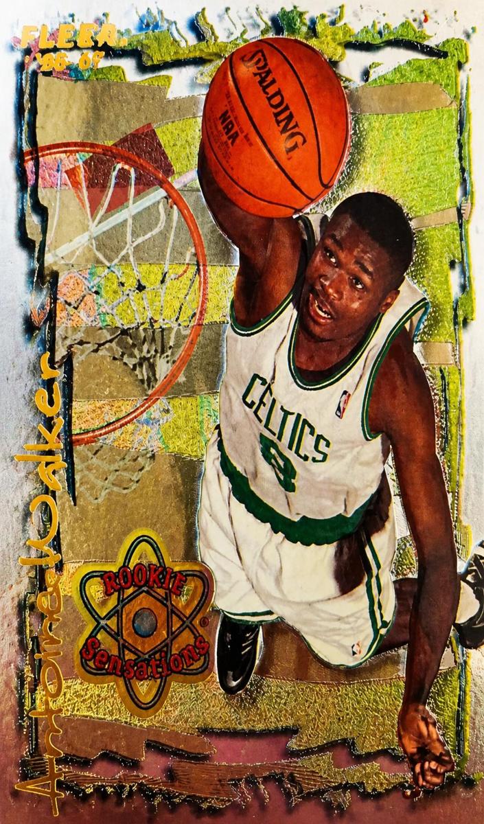 1996 Fleer Basketball Antoine Walker #12 PSA 9