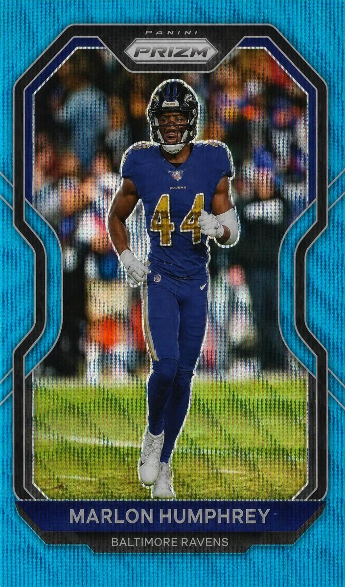 2020 Panini Prizm Football Blue Wave Marlon Humphrey #43