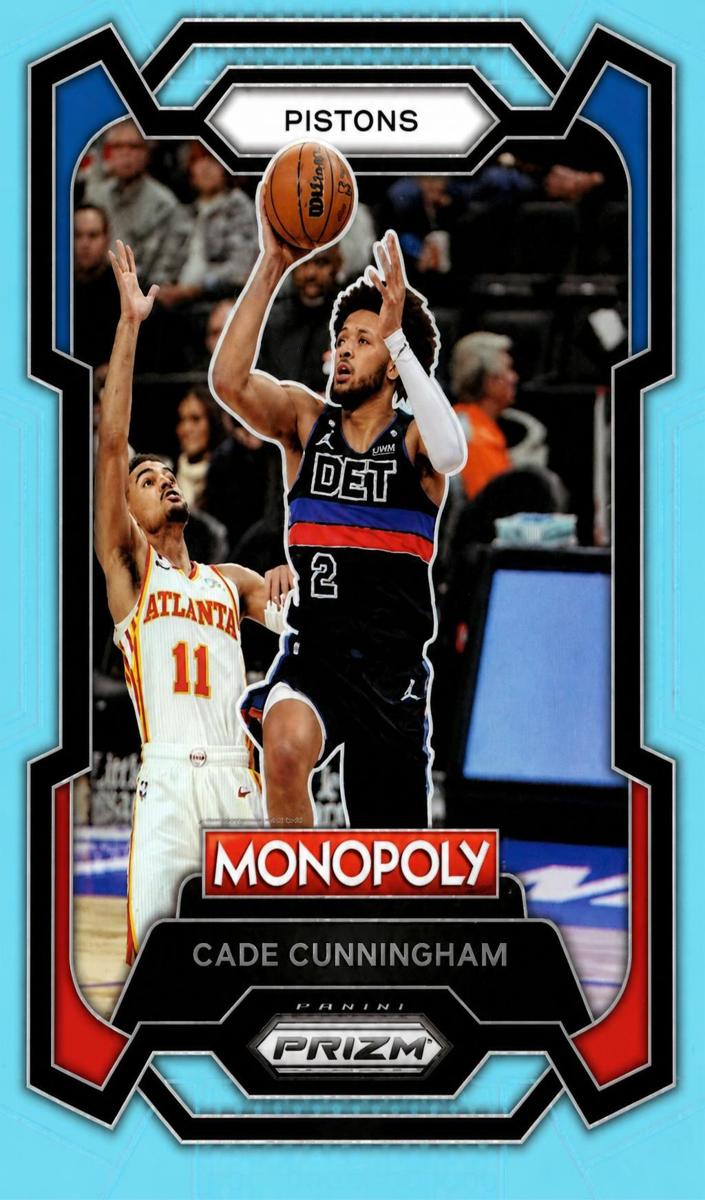 2023 Panini Prizm Monopoly Basketball Light Blue Cade Cunningham #25