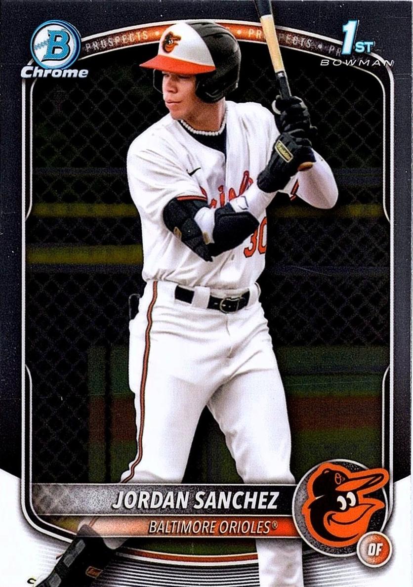 2025 Bowman Chrome Prospects Baseball Jordan Sanchez #BCP-208