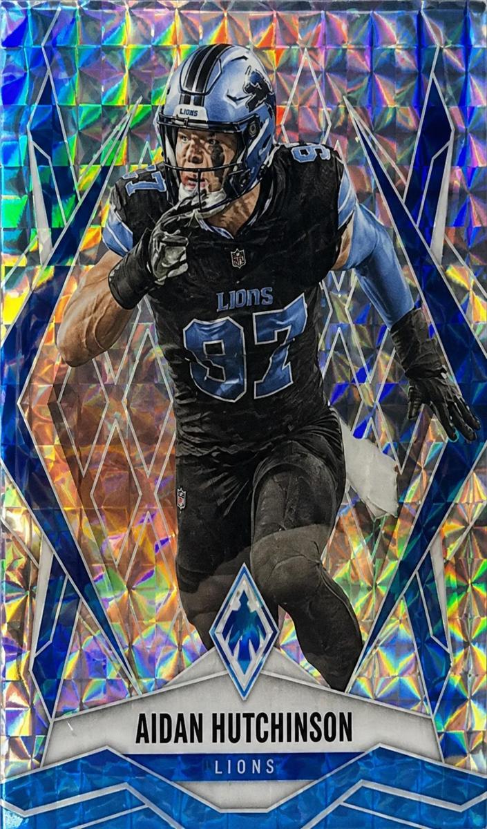2025 Panini Phoenix Football Silver Pyramids Aidan Hutchinson #21