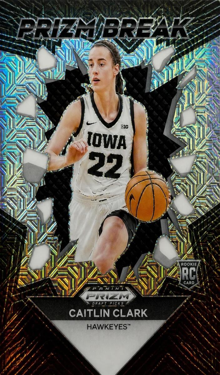 2024 Panini Prizm Draft Picks Basketball Mojo Caitlin Clark #13 PSA 9