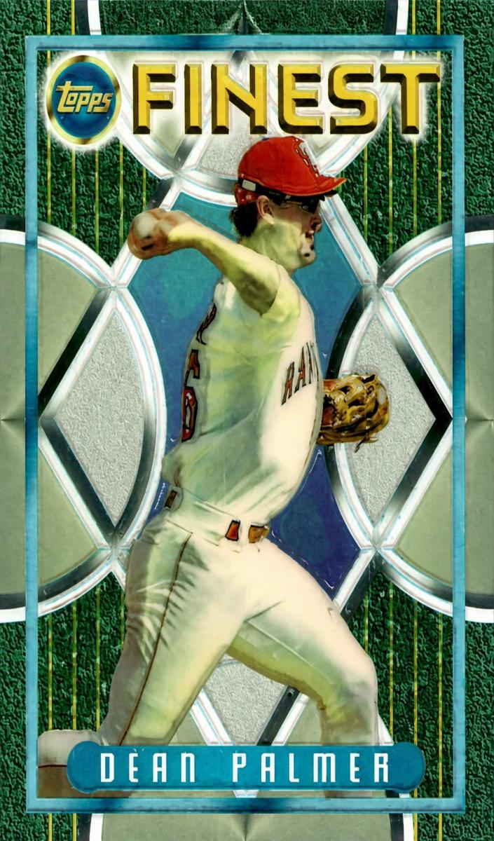 1995 Topps Finest Baseball Refractor Dean Palmer #91 PSA 8.5