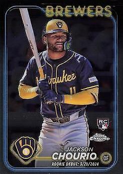 2024 Topps Chrome Update Baseball Jackson Chourio #USC30 SGC 9.5