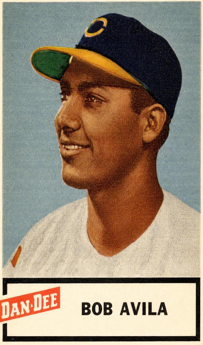 1954 Dan-Dee Potato Chips Baseball Bob Avila #NNO SGC 5
