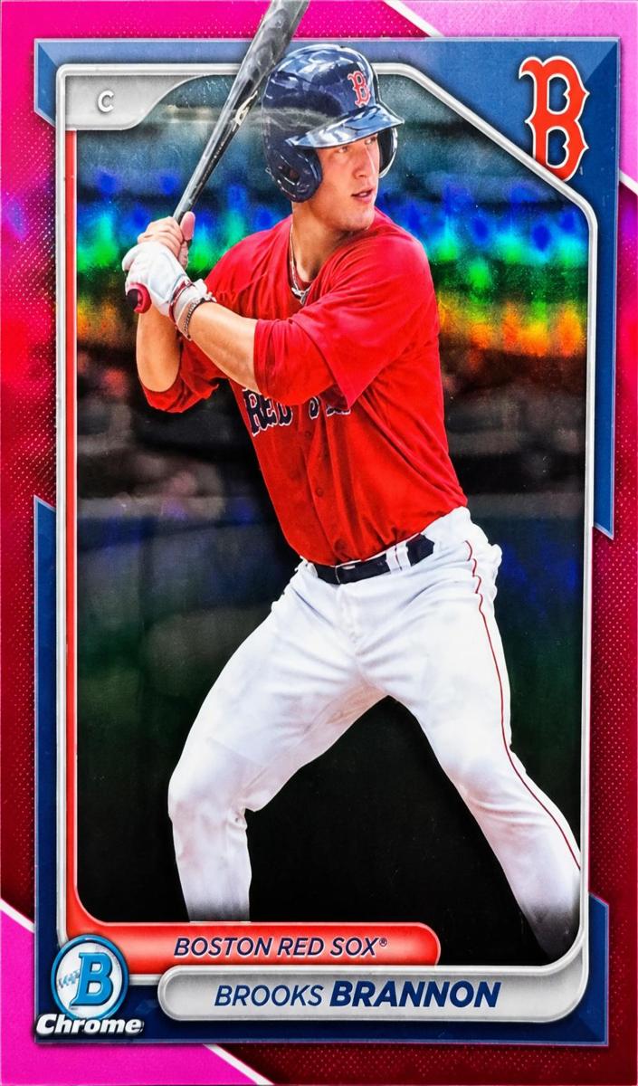 2024 Bowman Chrome Prospects Baseball Fuchsia Brooks Brannon #BCP-95