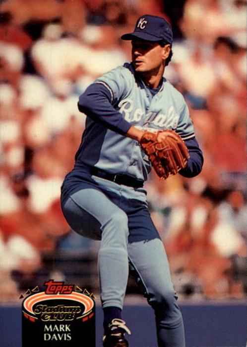 1992 Topps Stadium Club Baseball Mark Davis #212
